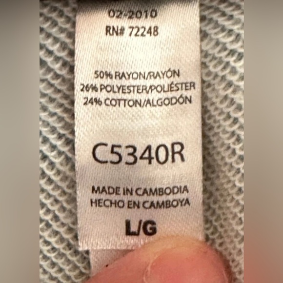 Felina Light Blue Joggers with White Stripe Accents and Side Pockets size Large - Picture 5 of 8